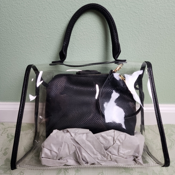 ❗️NWT❗️Rampage Transparent Stadium Handbag with Detachable Multifunction… - Picture 4 of 15